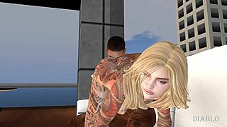 Afternoon delight with cartoon characters