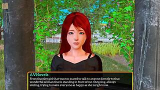 my new family 467 in the cartoon game, featuring redhead and anime elements