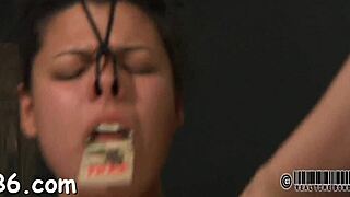 Bound in BDSM for ROUGH sex