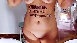 Exhibitionism Display in Anal Recording with Ripped Clothes