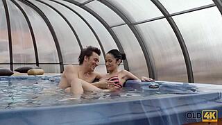 Is This Old Skinny Pornstar Ready To Get Drilled?