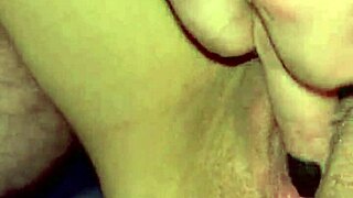 soaking wet pussy teased by monster cock!