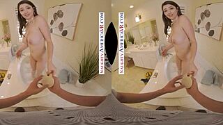 Alyx Star craves cock in the bathtub! Titty fuck and ass licking!