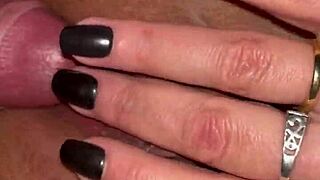 soaking wet pussy teased by monster cock!