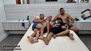 backstage lesbian couple with big black cocks