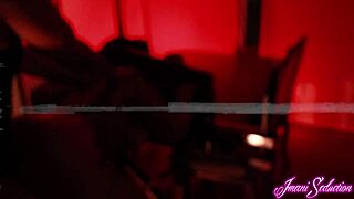 Imani unleashes intense seduction in halloween pillory succubus sex