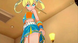 Emo Moegi in Dressing Room Scene