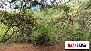 met this sexy colombiana with a big ass in the mountains