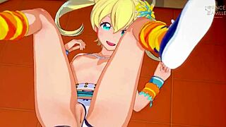 Emo Moegi in Dressing Room Scene