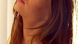 Jacqueline flips her clit to orgasm solo.