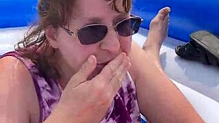 Watch Nicebigddd's Big Tits Bounce in Outdoor Blowjob for Cumshot?