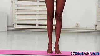 Black Babe's Erotic Footjob Drives Me Crazy Every Time