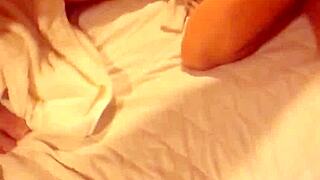 inviting massage turns into a steamy threesome in a vietnamese hotel room.