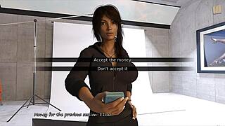 big city pleasures 47: earning money by posing for sexy brunette photographer cassie