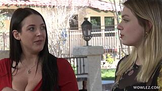 Angela White and Giselle Palmer Dive into Wild Lesbian Licking