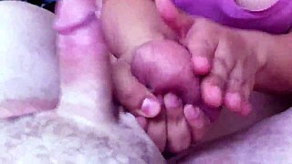 Latina giving me a ball busting blowjob, so good!