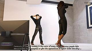 big city pleasures 47: earning money by posing for sexy brunette photographer cassie