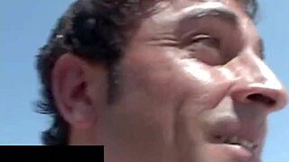 Horny Male Drills Beautiful Mulatto Hard at Seaside