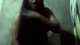 Sherni confidently reveals her sexy Asian body in lingerie, flaunting her tits.