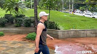 Jhon Bianco's part two: cute Czech twink gets massage, POV handjob with monster cock! 😏💦