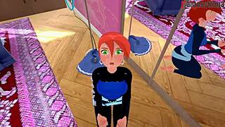 Gwen Tennyson's naughty mirror time in full HD video
