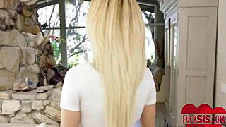 Mila Blaze stars in a creamy teen scene