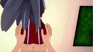 Momo Yaoyorozu and Kyoka Jiro in intense POV creampie action 😈