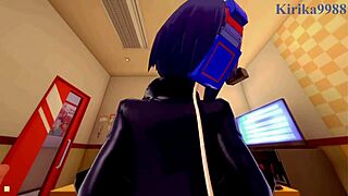 Momo Yaoyorozu and Kyoka Jiro in intense POV creampie action 😈