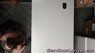 flat chested teen caught in reality facial scene with amateurs