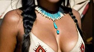 Native American Woman Screams First Outdoor Creampie