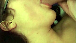 homemade old friend shares wife with two cocks in juicy oral