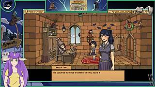Witch Trainer Silver Part 16 unveils sexy anime brunette action