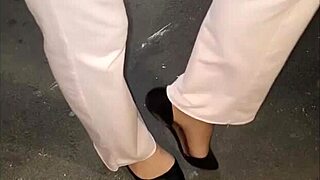 Intimate webcam session with milf