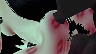 This goth slut has never experienced a monster BBC before.