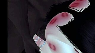 This goth slut has never experienced a monster BBC before.