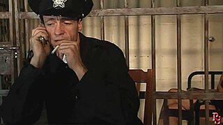 Dirty cops dominate and drill perfect whore Aliz in rough bondage