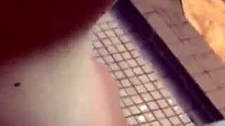 yo, that thug gay guy giving a bareback blowjob in the bathroom is so hot.