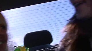 Teen Babe Sucking Cock Outdoors with University Coed Group