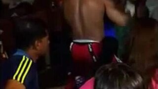 Latino Stripper Rips Clothes in Venezuelan Rumba