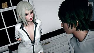 my bully becomes my lover with his monster cock in this teen game