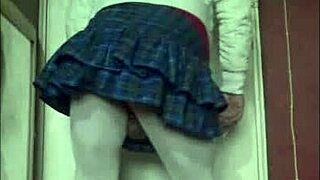 Shy Crossdressing Bisexual Swallows After Filling It! Part 1