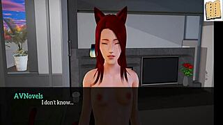 In my new family, the redhead teen dives into muff with big tits.