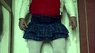 Shy Crossdressing Bisexual Swallows After Filling It! Part 1