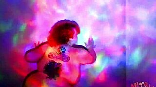 damn! bbw goddess shakes it with an oily worship dance