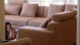 Hot Ebony Babe Webcam Masturbation Creampied by Stranger