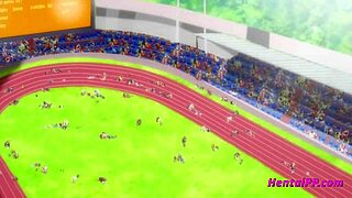 hey, wanna see two hot hentai babes banging hard on the sports field?
