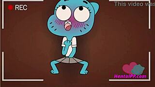 Ever seen Gumball in uncensored cartoon sex action like this?