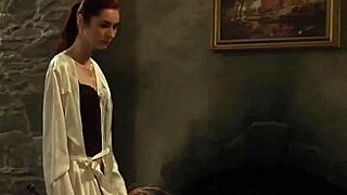 Bare ass whipping unfolds as she disappears on arrival.