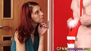 Cfnm Redhead Sucks and Tugs in High Definition Action