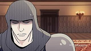 compilation of gay anime scenes with intense action